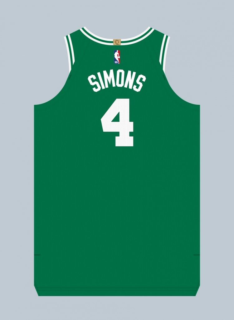 安芬尼-西蒙斯加盟凯尔特人继承4号 霍勒迪曾身披同号码战袍