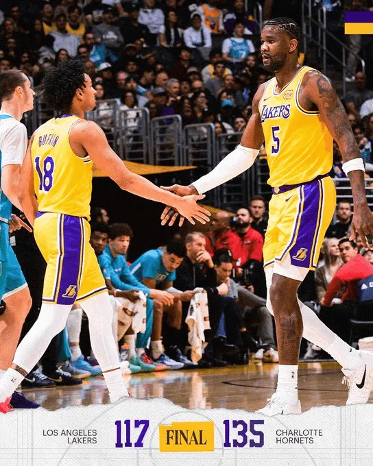 开云登录入口-湖人发布对阵黄蜂终场海报：主场告负，战绩降至24胜15负